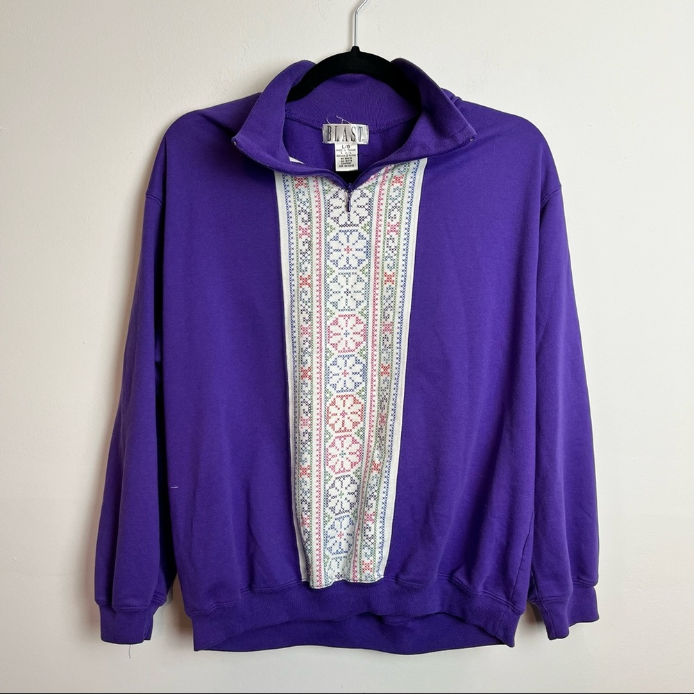 Vintage cross-stitch top - Picture 3 of 5